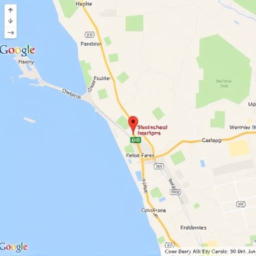Carte Google indiquant l'emplacement de l'école